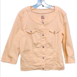 JM COLLECTION JEAN JACKET